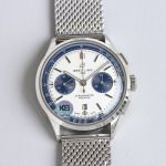 TW Factory Breitling Premier B01 Chronograph 7750 Movement Stainless Steel 42MM White Watch